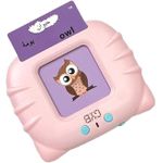 product_image_name-Generic-قارئ بطاقات تعليم مبكر بالعربية والإنجليزية - جهاز تعليم مبكر ناطق (بالعربية والإنجليزية) - لعبة تعليمية بالموسيقى للأطفال - باللون الوردي-2