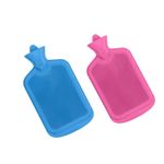 product_image_name-Generic-زجاجة ماء ساخن خالية من BPA بتصميم قوي وآمن للاستخدام اليومي، مثالية لتخفيف آلام العضلات والمفاصل وآلام الدورة الشهرية، تأتي بغطاء جلد عملي وألوان عشوائية – عبوة من قطعتين.-1