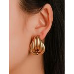 product_image_name-Generic-Fashionista Golden Intricate Layers Earring-1
