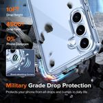 product_image_name-Ivoler-I فولر حافظة حماية شفافة مضادة للصدمات ومضادة للصدمات لهاتف سامسونج جالاكسي S25+ 5G / S25 بلس 5G، حافظة حماية من الزجاج المقوى، حماية عسكرية، حافظة حماية شفافة مضادة للصدمات-4