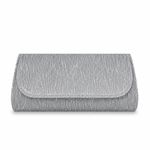 RUN Elegant Wave Texture Clutc VS-30-SILVER