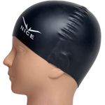 product_image_name-Generic-Go Swim Kids Swim Cap, Durable Silicone Swim Cap for Toddler Boys and Girls, Waterproof Swim Caps, Comfortable Kids Swim Caps with Simple Design for Long and Short Hair, Ponytail (Multicolor)  ( Color may vary )-1