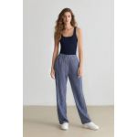 product_image_name-Defacto-Woman Wide Leg Trousers - Navy-1