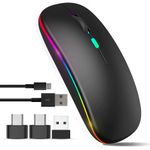 product_image_name-HP-Wireless Bluetooth Mouse Rechargeable - 2.4GHz Slim Laptop Mouse-1