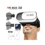 product_image_name-Generic-Virtual Reality 3D Glass For Smartphones - White/Black-2