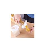 product_image_name-Generic-Cereal Dispenser Easy Flow Storage Jar Plastic Grocery Container Cereal Containers Storage Rice Storage Container for Kitchen one pcs-2