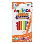 Carioca طقم 8 لون فلوماستر نيون