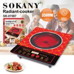 product_image_name-Sokany-مسطح زجاج سوكاني 3500 وات 1 عين ديجيتال - أحمر - موديل SK-07087-3