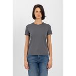 product_image_name-Esla-Short Sleeves Plain Cotton Shirt - Grey-1
