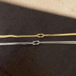 product_image_name-Generic-Stainless Steel Love Knot Couple Bracelet-1