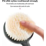 Generic Bathing Brush with Long Handle - Black - image 3
