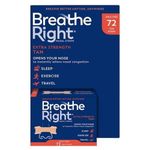 Breathe Healthy بريث رايت شريط أنفي تان بقوة إضافية، 72 شريط تان