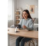 product_image_name-Generic-حامل معدني للهاتف المحمول والتابلت مع دوران 360 درجة، تصميم قابل للطي، قاعدة مستقرة، ووسائد سيليكون مانعة للانزلاق-4