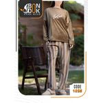 Bondok بيجامة نسائية شتوية قطعتين