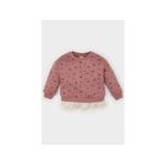 Defacto Baby Girl Bike Neck Regular Fit Sweat Shirt - Rose