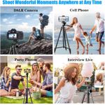 product_image_name-Generic-حامل ثلاثي للهاتف الذكي ، حامل ثلاثي القوائم من الألومنيوم خفيف الوزن مع حامل للهاتف - جهاز تحكم عن بعد يعمل بالبلوتوث - حقيبة حمل للسفر - فيديو - فضئ يوتيوب - التصوير الفوتوغرافي - مدونة فيديو-7