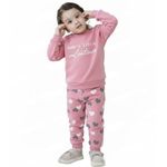 بيجاما شتوي بناتي مكون من قطعتين