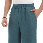 product_image_name-Red Circle-شورت بطول الركبة مع خصر مطاطي وجيوب جانبية - أخضر داكن-4