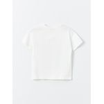 product_image_name-LC Waikiki-Crew Neck Printed Short Sleeve Girl T-Shirt-3