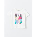 product_image_name-LC Waikiki-Crew Neck Printed Short Sleeve Girl T-Shirt-4