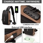 product_image_name-Generic-Heavy Duty Anti-Theft Sling Chest Bag for Men and Women – Waterproof Crossbody Backpack with USB Charging Port – Ideal for Travel, Hiking, Jogging, Gym, Picnic, and Daily Use Black & Oxidate-3