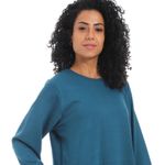 product_image_name-Caesar-عباية حريمي كتان بأكمام طويلة ووزراير في الجانبين - Caesar-4