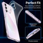 product_image_name-Generic-Opkigreen is a protective case compatible with the Samsung Galaxy A55 5G camera. It is a transparent, shockproof, high-definition protective case made of heat-resistant silicone and polyurethane.-6