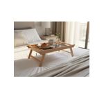 product_image_name-Generic-طاولة سرير قابلة للطي مصنوعة من الخشب - صينية تقديم الإفطار في السرير بأرجل قابلة للطي-1