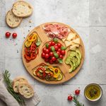 Generic صينية تقديم دوارة - متعددة الأقسام لتقديم الوجبات والمقبلات - 1 قطعة - image 8