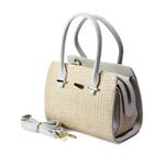 حقيبة يد كلاسيك كروكوديل بتصميم متميز - بيج