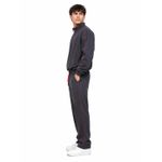 Caesar Men's solid-colored winter tracksuit featuring linear designs. - image 2