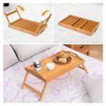 product_image_name-Generic-طاولة سرير من الخيزران صينية مع أرجل قابلة للطي تقديم الإفطار ارجل لاب توب وصينية تلفزيون مستطيلي-4