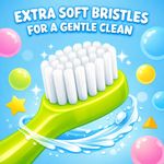 product_image_name-Funny-Pack of 2 – Kids’ Toothbrush – Extra Soft + Cap (2+)-3
