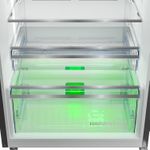 product_image_name-Beko-GLOBAL Fridge Freezer, 420L Gross,367L Net, No-Frost, Brushed Silver, 70 Cm Width, RDNE420K02DXITEG-8