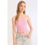 product_image_name-Defacto-تانك توب مضلع سليم فيت بحمالات-4