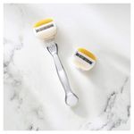 product_image_name-Gillette-Venus Comfort Glide + مقبض معدني للنساء + 2 شفرات قابلة للتغير-4