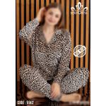 بيجامات شتوية نسائية مقاس كبير - قماش مخملي - bolar