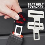 product_image_name-Generic-مشبك حزام الأمان للسيارة من قطعتين عالمي، مشبك دعم حزام الأمان وقفل إنذار الأمان (فضي عادي) - رقم معدني قطعتان-من متجر رنا-2