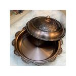 product_image_name-Generic-A Copper Stuffed And Kabsa Serving Tray With Arabic Lid - 40 cm-2