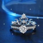 product_image_name-Generic-خاتم التاج الفضي الإيطالي عيار 925 - مقاس حر-1