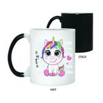 يونيكورن - مج سحري يغيّر اللون، كوب قهوة، كوب شاي - مج قهوة سحري -cr992