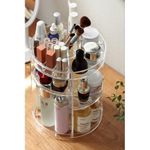 product_image_name-Generic-منظم مكياج دوار 360 درجة ، علبة عرض تخزين مستحضرات التجميل قابلة للتعديل ، رف مستحضرات التجميل بسعة كبيرة ، أكريليك شفاف-1