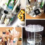 product_image_name-Generic-منظم مكياج دوار 360 درجة ، علبة عرض تخزين مستحضرات التجميل قابلة للتعديل ، رف مستحضرات التجميل بسعة كبيرة ، أكريليك شفاف-4