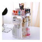 product_image_name-Generic-منظم مكياج دوار 360 درجة ، علبة عرض تخزين مستحضرات التجميل قابلة للتعديل ، رف مستحضرات التجميل بسعة كبيرة ، أكريليك شفاف-5