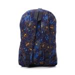 Activ Zipper Closure Patterned Backpack - Navy Blue & Yellow - image 3