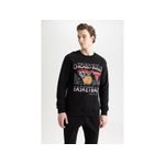 product_image_name-Defacto-Man Crew Neck Standart Fit Sweat Shirt - Black-3