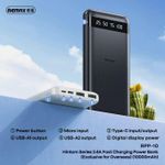 product_image_name-Remax-Portable Power Bank 10000mAh – Fast Charging with Type-C & Dual USB Outputs – Multi-Port External Battery Pack – Compatible with iPhone, Android & Tablets-3