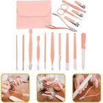 product_image_name-Generic-مجموعة العناية بالاظافر الاحترافية من 16 قطعة من الستانلس ستيل مع حافظة من جلد البولي يوريثين، ادوات احترافية متعددة الوظائف للرجال والنساء (بينك)-6