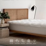 product_image_name-Family Bed-مراتب علوية عائلية من الريش بارتفاع 8 سم مقاس 115 × 190 سم-2