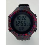 product_image_name-Generic-Digital Sports Watch – Black Case with Color Splash Design, LED Display, Water-Resistant, Unisex Casual Watch-2